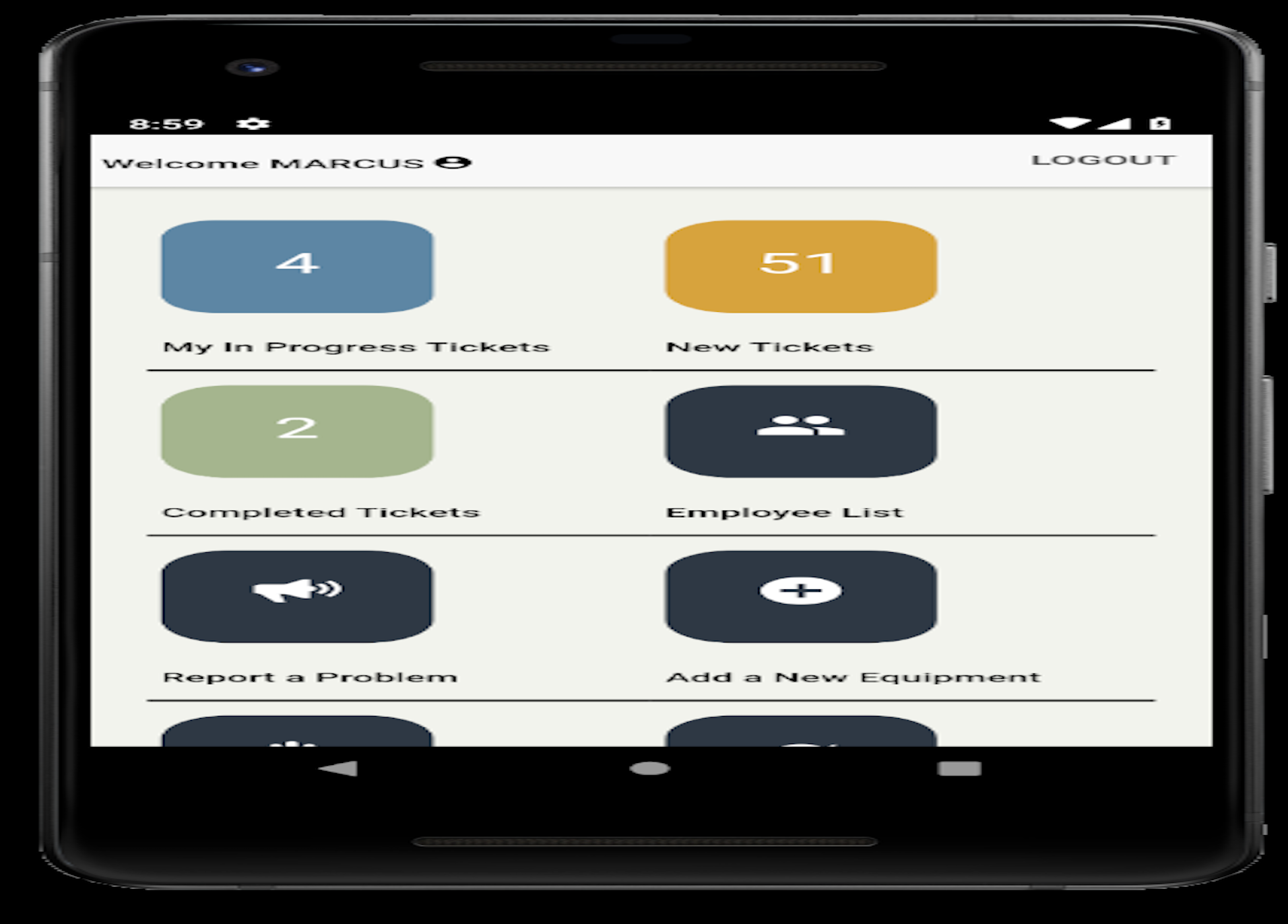 Landing template screenshot